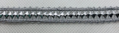 PASSAMANARIA SPIKE PRATA - 1 METRO