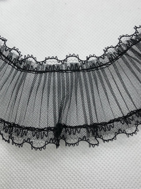 Renda Sainha Preto - 1 metro