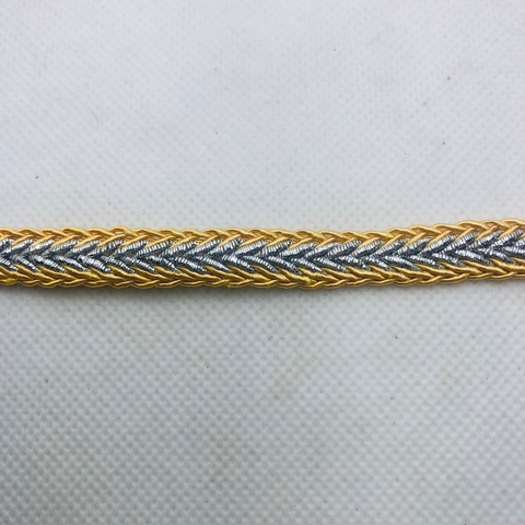 PASSAMANARIA TRANÇADA AMARELO - 1 METRO