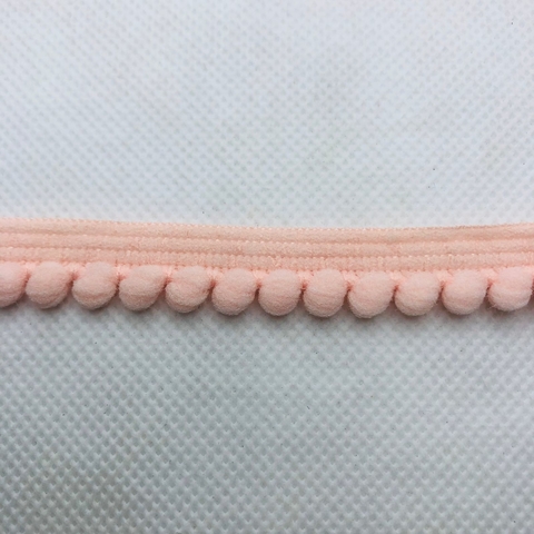 FITA POMPOM PESSÊGO - 1 METRO