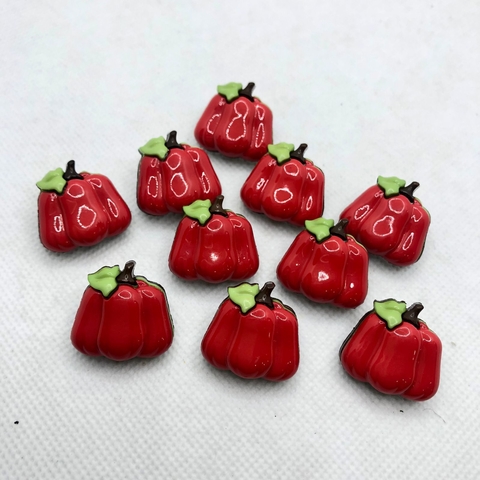 BOTÃO PIMENTÃO 2 CM - UNIDADE