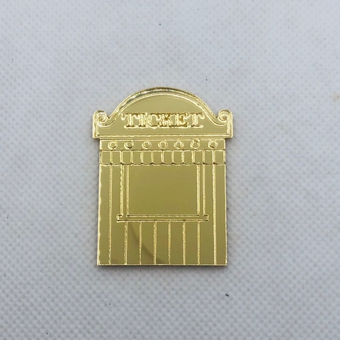 APLIQUE EM ACRÍLICO BILHETERIA - UNIDADE