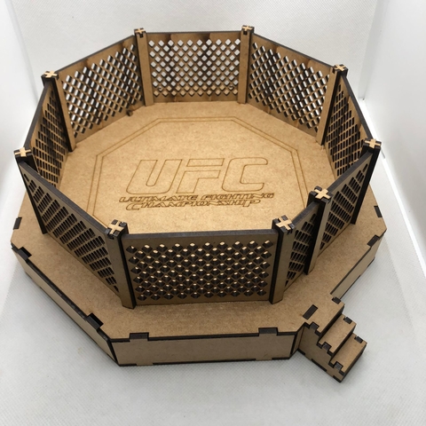 RING OCTÓGONO EM MDF 25X9 CM - UNIDADE