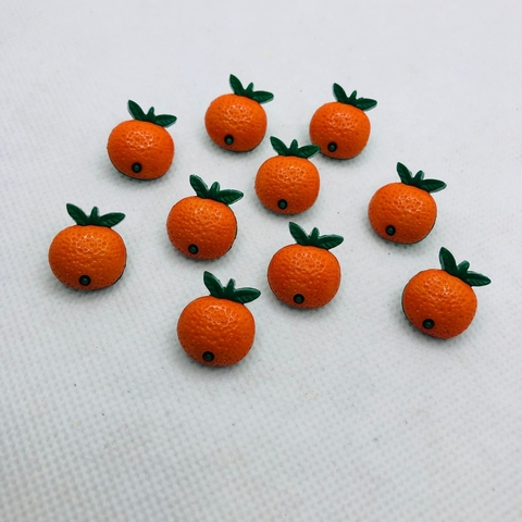 BOTÃO LARANJA 1,5CM - UNIDADE