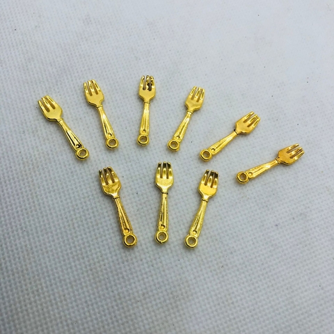 MINI PINGENTE GARFO 2,5 CM - UNIDADE