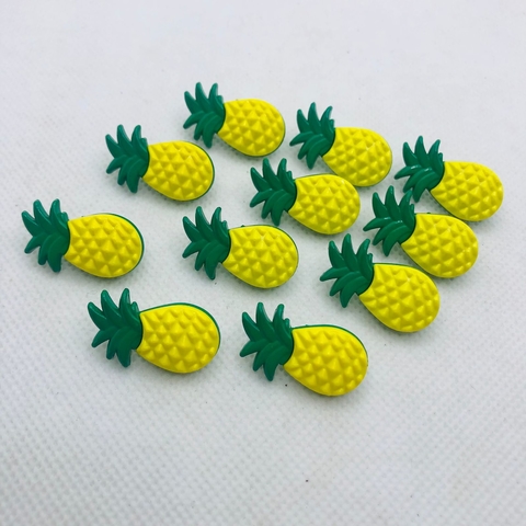 BOTÃO ABACAXI 2,5CM - UNIDADE