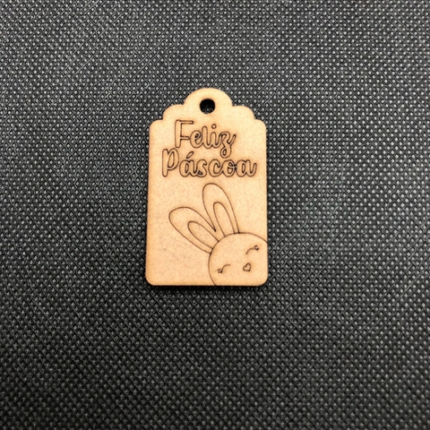 APLIQUE MDF FELIZ PÁSCOA - UNIDADE