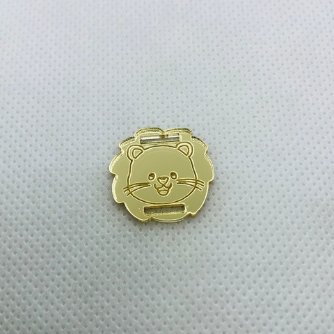 ACRILICO LEÃO - PASSANTE PARA ELÁSTICO CHATO ATÉ 7MM - UNIDADE