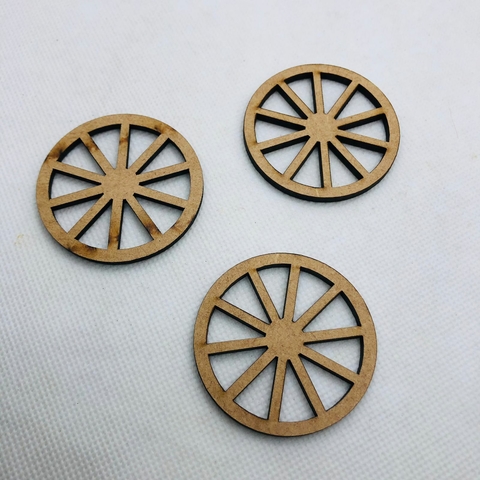 Aplique Roda de Carroça- UNIDADE