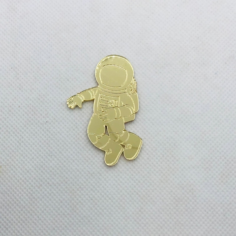APLIQUE ACRÍLICO ASTRONAUTA - UNIDADE