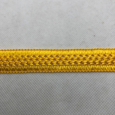 PASSAMANARIA REF. 7070 AMARELO OURO - LARG. 20 MM - 1 METRO