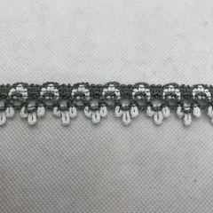 PASSAMANARIA REF. 300 BRANCO/CINZA - LARG. 17 MM - 1 METRO