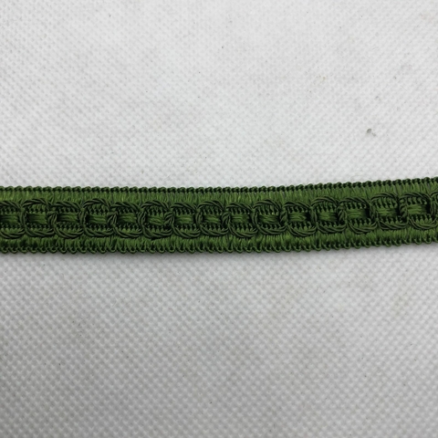 PASSAMANARIA REF. 40 VERDE MILITAR - LARG. 13 MM - 1 METRO