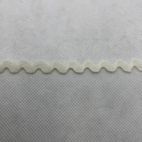 SIANINHA CREME LARG. 5 MM - METRO