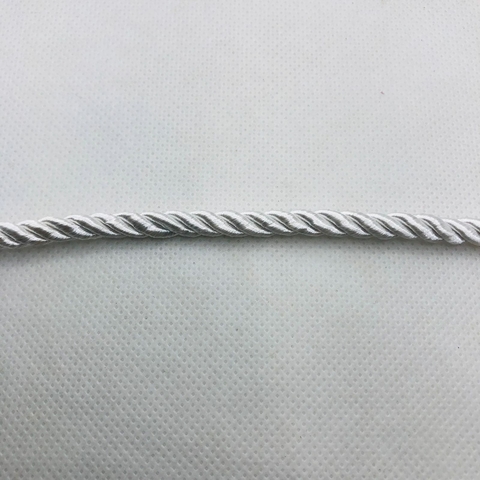 CORDÃO SÃO FRANCISCO BRANCO LARG. 5 MM - METRO