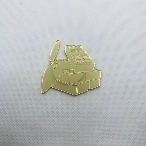 Acrílico Tijolos com Colher de Pedreiro - 5 cm