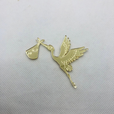 Acrílico Cegonha com Interrogação