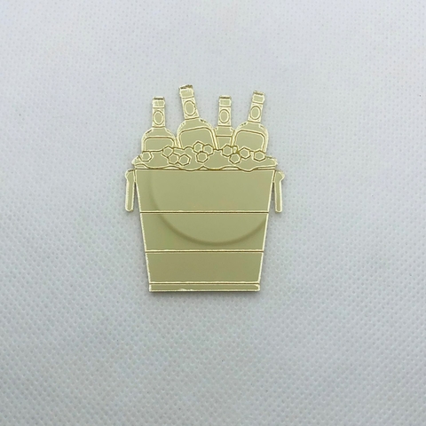 Acrilico Balde de Bebidas - 5 cm