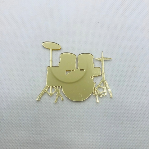 Acrílico Bateria Musical - 6 cm