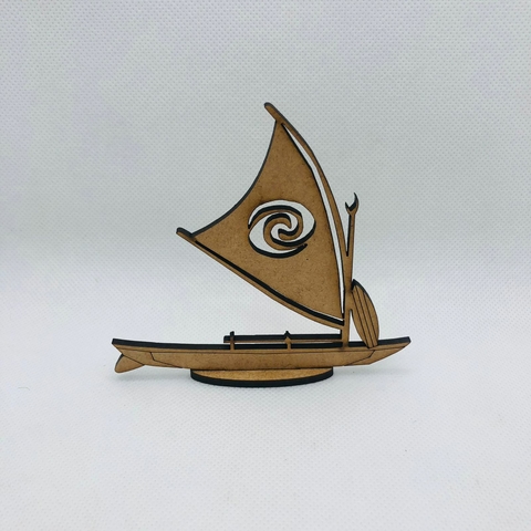 BARQUINHO MOANA EM MDF - UNIDADE