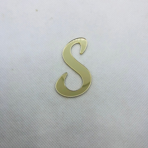 Acrílico Letra S - 5 cm