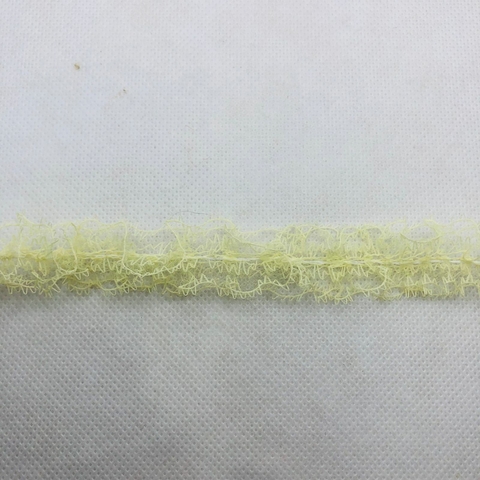 RENDA CRESPINHA AMARELO BB - METRO