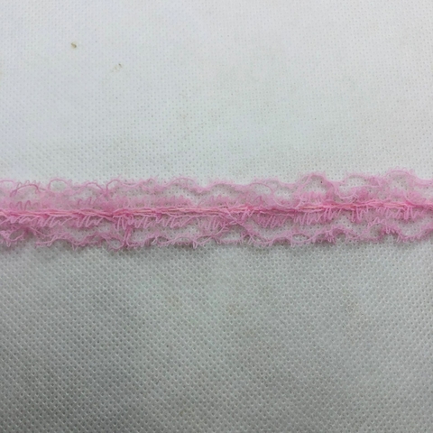 RENDA CRESPINHA ROSA BB - METRO