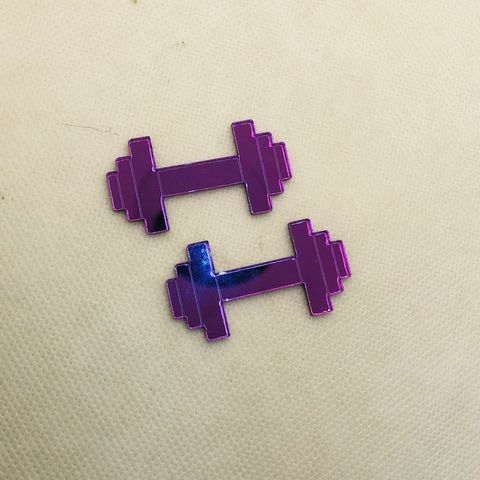 ACRÍLICO HALTERES ENCANTO LUÍSA - UNIDADE