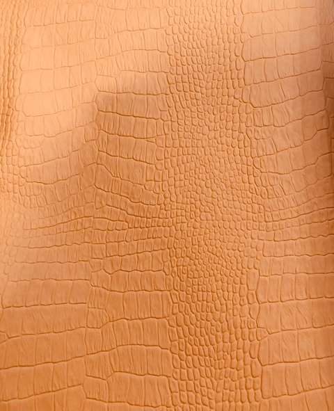 CORINO TEXTURA CROCODILO LARANJA - 1,00 X 70CM