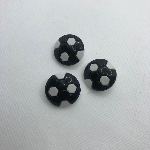 BOTÃO BOLA PRETO E BRANCA- UNIDADE