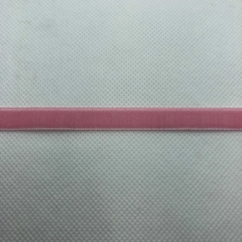 FITA VELUDO ROSE 1 CM - 1 METRO