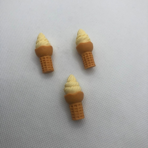 CASQUINHA EM BISCUIT AMARELO 4 CM - UNIDADE