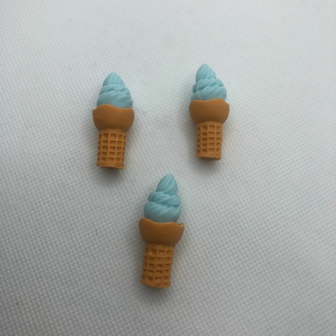 CASQUINHA EM BISCUIT AZUL 4 CM - UNIDADE