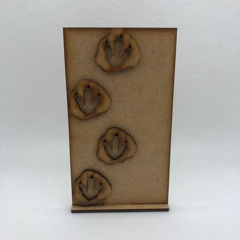 PLANO DE FUNDO MDF PEGADA DINOSSAURO 8X 14 - UNIDADE