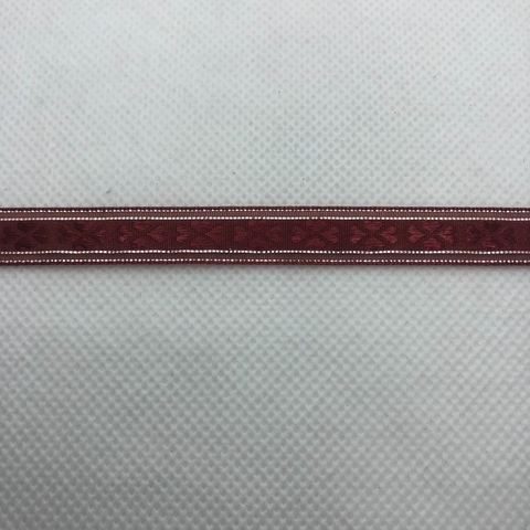 FITA TREVO CORAÇÃO VINHO - METRO