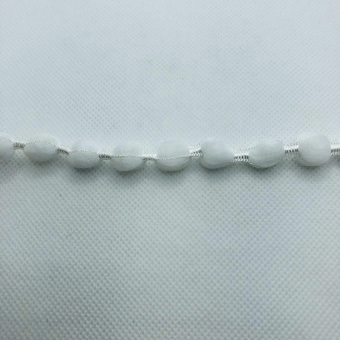 PASSAMANARIA POMPOM BRANCO - METRO