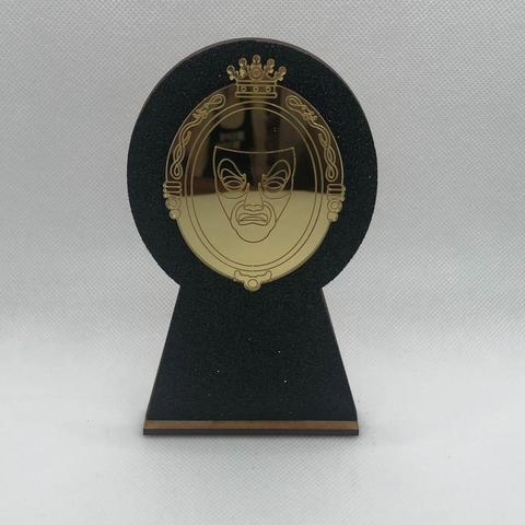 PLANO DE FUNDO EM MDF E EVA ESPELHO RAINHA MÁ 8,5 X 14,5 - UNIDADE