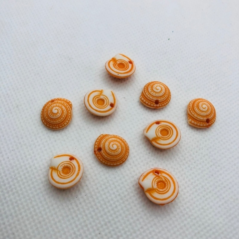 MINI CONCHA REDONDA LARANJA - UNIDADE