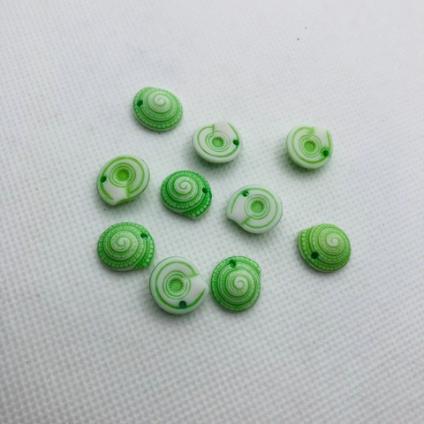 MINI CONCHA REDONDA VERDE - UNIDADE