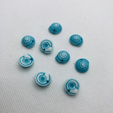 MINI CONCHA REDONDA AZUL - UNIDADE