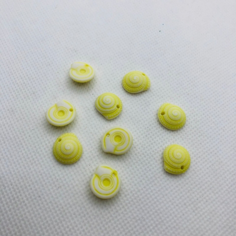 MINI CONCHA REDONDA AMARELO - UNIDADE