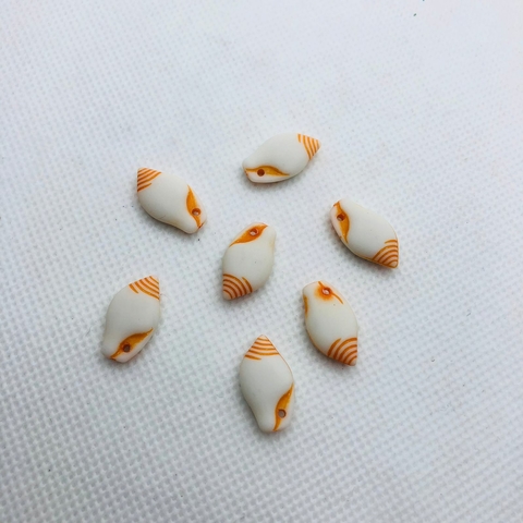 MINI CONCHA ARREDONDADA LARANJA - UNIDADE