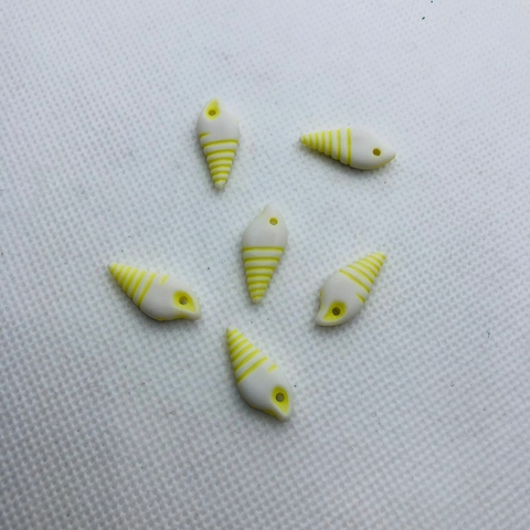 MINI CONCHA CONE AMARELO - UNIDADE