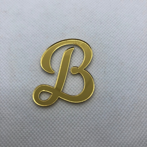 ACRÍLICO LETRA B - 4 CM - UNIDADE