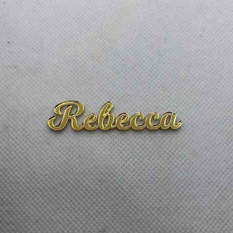 NOME REBECCA 6 CM - UNIDADE