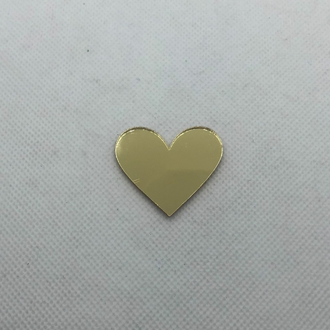 ACRÍLICO CORAÇÃO 4 CM - UNIDADE