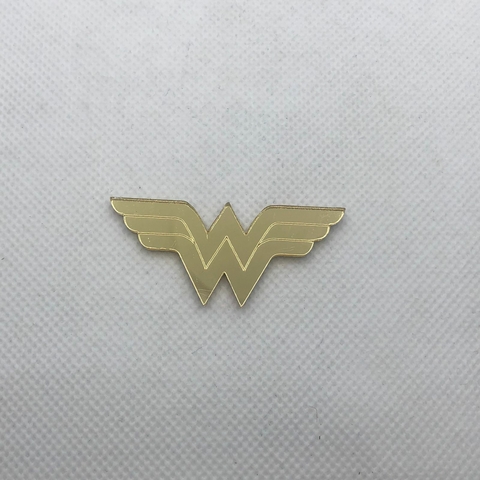 ACRÍLICO SIMBOLO MULHER MARAVILHA 5 CM - UNIDADE