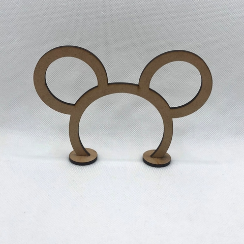 CABEÇA MICKEY EM MDF 14 CM - UNIDADE