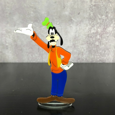 ACRÍLICO COLORIDO PATETA 11 CM C/ BASE - UNIDADE