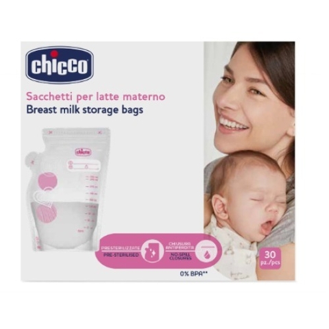 BOLSAS CONTENEDORAS DE LECHE X 30 UNID. CHICCO 00002257300000
